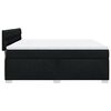 vidaXL Box Spring Bed with Mattress Black 180x200 cm Fabric