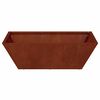 vidaXL Garden Planter 5 pcs Rusty 50 x 50 x 15 cm Weathering Steel