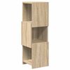 vidaXL Corner Cabinet 25.5x25x80cm Engineered Wood Sonoma Oak