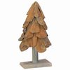 vidaXL Christmas Tree Brown 61 cm Solid teak wood