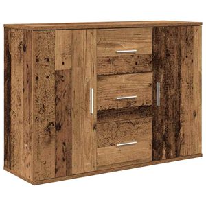 vidaXL Sideboard Old Wood 90x29,5x65 cm Engineered Wood