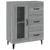 vidaXL Sideboard Grey Sonoma 69.5x34x90 cm Engineered Wood