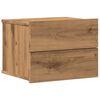 vidaXL Wall-mounted Bedside Cabinet Artisan Oak 40x32x30 cm
