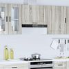vidaXL Kitchen Wall Cabinet Porto Grey Sonoma Engineered Wood