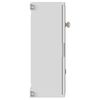 vidaXL Control Cabinet Grey 50 x 23 x 60 cm ABS Plastic