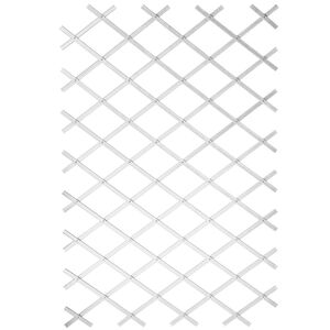 Nature Garden Trellis 100x200 cm PVC White 6040703