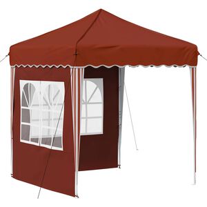 vidaXL Pop-up Party Tent 195 x 195 x 245 cm Terracotta Oxford Fabric