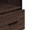 vidaXL Bathroom Cabinet Brown Oak 35x37.5x100 cm Engineered Wood