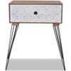 vidaXL Nightstands with Drawer 2 pcs Brown
