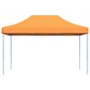 vidaXL Party Tent Folding Orange 292 x 440 x 315 cm Oxford Fabric