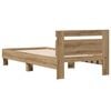 vidaXL Bed Frame Artisan Oak 203 x 95 x 70 cm Engineered Wood