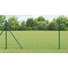 vidaXL Fence Post Green 10 x 1 m (25 x 25 mm mesh) Steel