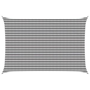 vidaXL Sunshade Sail 4 x 5 m HDPE Rectangular Anthracite and White