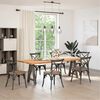vidaXL Dining Table Legs A-Shaped 2 pcs 60x(72-73) cm Steel