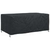 vidaXL Furniture Cover Plain Black 240 x 140 x 90 cm 210D