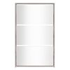 vidaXL Shoe Cabinet with Mirror 3-Layer Concrete Grey 63x17x102.5 cm