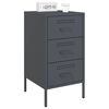 vidaXL Bedside Cabinets 2 pcs Anthracite 36x39x68 cm Steel