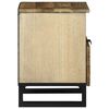 vidaXL Bedside Cabinet Brown 40 x 33 x 46 cm Solid Acacia wood