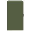 vidaXL Storage Cabinet Olive Green 60 x 40 x 70 cm Steel