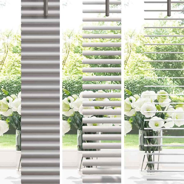 vidaXL Venetian Blinds Height Adjustable Silver 130 x 45 cm Aluminium