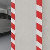 vidaXL Wall Protectors 6 pcs Red&White 50x20x2 cm EVA Foam