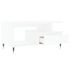 vidaXL Coffee Table White 90x49x45 cm Engineered Wood