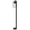 vidaXL Outdoor Floor Lamps 3pcs Black 100 cm Stainless Steel