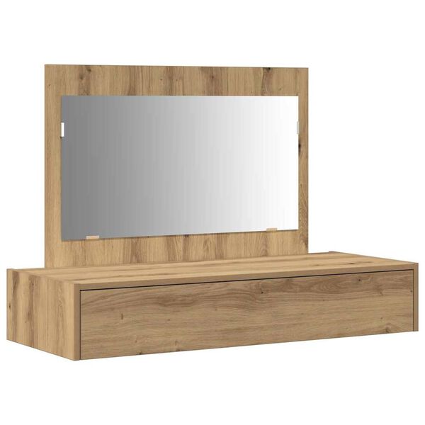 vidaXL Dressing Table Brown 100 x 40 x 70 cm Engineered Wood