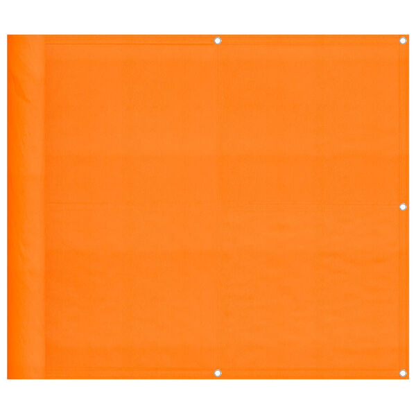 vidaXL Balcony Screen Orange 90x800 cm 100% Polyester Oxford