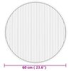 vidaXL Rug Round Natural60 cm Bamboo