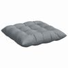 vidaXL Seat Cushions 2 pcs Light Grey 40 x 40 x 6 cm Fabric