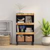 vidaXL Side Cabinet 60x33x107 cm Solid Wood Mango