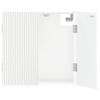 vidaXL Dartboard Cabinet ARNHEM High Gloss White 52.5 x 10.5 x 53.5 cm