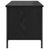 vidaXL TV Cabinet Black Oak 100 x 40 x 45 cm Engineered Wood