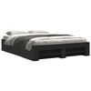 vidaXL Bed Frame without Mattress Black 160x200 cm Engineered Wood