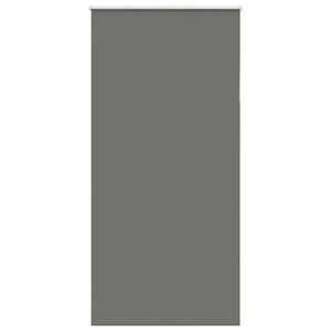 vidaXL Roller Blind Blackout Grey 110x230 cm Fabric Width 105.7 cm Polyester