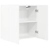 vidaXL Wall-mounted 6 pcs High Gloss White