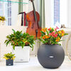LECHUZA Planter PURO Color 50 ALL-IN-ONE Diameter 50 cm Slate