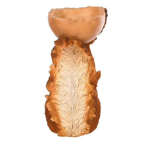 Esschert Design Feeding Bowl Acorn with Squirrel 18.5x10x20.5 cm