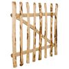 vidaXL Single Fence Gate Hazel Wood 100x90 cm