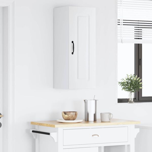vidaXL Kitchen Cabinet Kalmar White 30 x 31 x 80 cm Engineered Wood