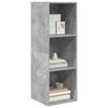 vidaXL Wall-mounted TV Cabinet Concrete Grey 37x37x107 cm Engineered Wood