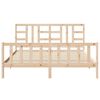 vidaXL Bed Frame without Mattress Solid Wood Pine