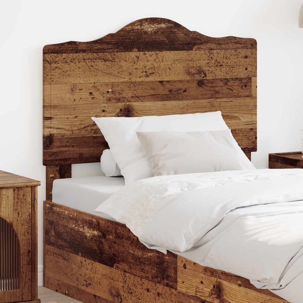vidaXL Headboard with Headboard Old Wood 75 cm Engineered wood