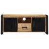 vidaXL TV Cabinet 100x30x40 cm Solid Rough Wood Mango