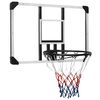 vidaXL Basketball Backboard Transparent 90x60x2.5 cm Polycarbonate