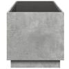 vidaXL Coffee Table with Infinity LED Concrete Grey 70x50x50 cm