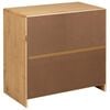 vidaXL Sideboard SAUDA Oak 80x43x75.5 cm Solid Wood Pine