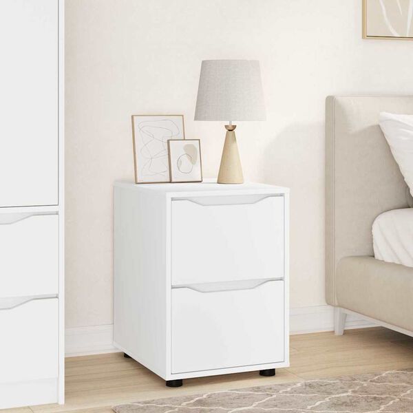 vidaXL Storage Cabinet White 40 x 48 x 57 cm Engineered Wood