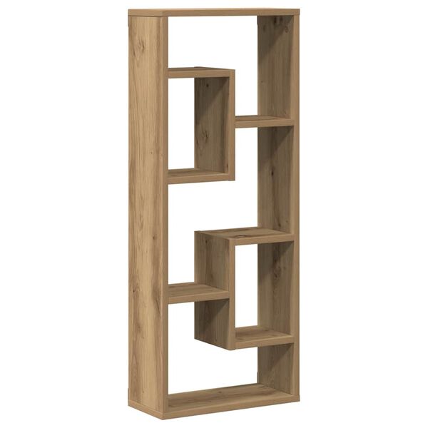 vidaXL Wall Shelf Artisan Oak 36x16x90 cm Engineered Wood